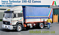 Вантажний автомобіль Iveco Turbostar 190-42 Canvas з підйомником