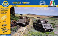 Танк M4A3E2 "Jumbo" (два набори в коробці)