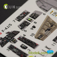 KELIK 72038 Декаль для моделі літака F-4J/S "Phantom II" (інтер'єр), (Hasegawa)