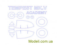 Маска для моделі літака Tempest V (Academy)