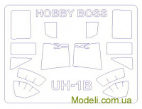 Маска для моделі гелікоптера UH-1B (Hobby Boss)