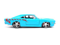 MAISTO 31091B Масштабна металева автомодель 1969 Dodge Charger R/T