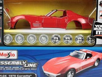 MAISTO Збірна автомодель 1970 Chevrolet Corvette (червоний)