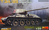 Танк Т-34/85  Завод 112. Весна 1944 р. з інтер'єром