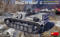 САУ StuG III Ausf. G, лютий 1943 р. Виробництво Alkett із зимовими траками