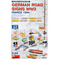 Німецькі дорожні знаки II світової війни (Франція, 1944)