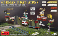 Німецькі дорожні знаки часів Другої світової війни (Східний фронт комплект 1)