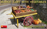 Ринковий візок з овочами