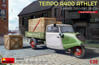Триколісна німецька вантажівка доставки Tempo A400