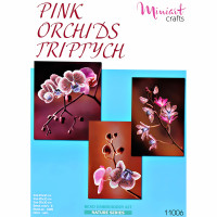 Набір для вишивання "Триптих Рожеві Орхідеї"