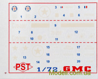 PST 72044 Збірна модель вантажівки GMC CCW-353