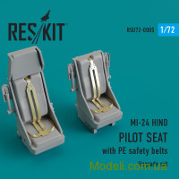 Набір деталювання для Мі-24 сидіння для пілота з ременями безпеки