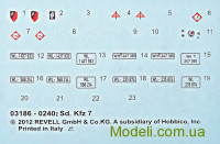 Revell 03186 Збірна модель напівгусеничного тягача Sd Kfz 7