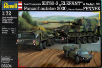 Набір збірних моделей Elefant, Fenneck та PzH 2000