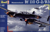 Збірна масштабна модель літака Мессершмітт Bf 110G-2/R3 