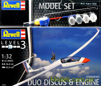 Подарунковий набір c моделлю планера Glider Duo Discus & Engine