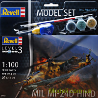 Подарунковий набір c моделлю гелікоптера Mil Mi-24D Hind