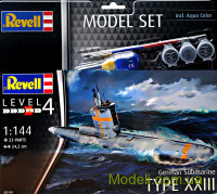 Подарунковий набір c моделлю підводного човна Type XXIII