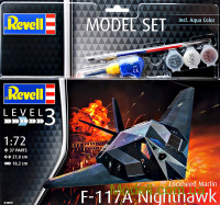 Подарунковий набір із моделлю винищувача F-117 "Нічний яструб"