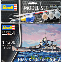 Подарунковий набір з моделлю корабля Його Величності "Кінг Джордж V"