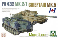 Британський бронетранспортер FV432 Mk.2/1 + Танк Chieftain Mk.5