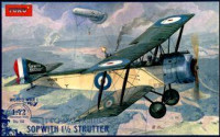 Sopwith 1 1 / 2 Strutter двомісний винищувач-біплан 