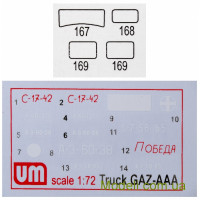 Unimodels 317 Збірна модель вантажівки ГАЗ-ААА