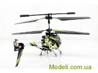 WL Toys 929g Мікрогелікоптер 3-х канальний, на інфрачервоному керуванні з автопілотом (зелений)