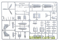 ZVEZDA 4806 Збірна модель винищувача Messerschmitt Bf-109 F4